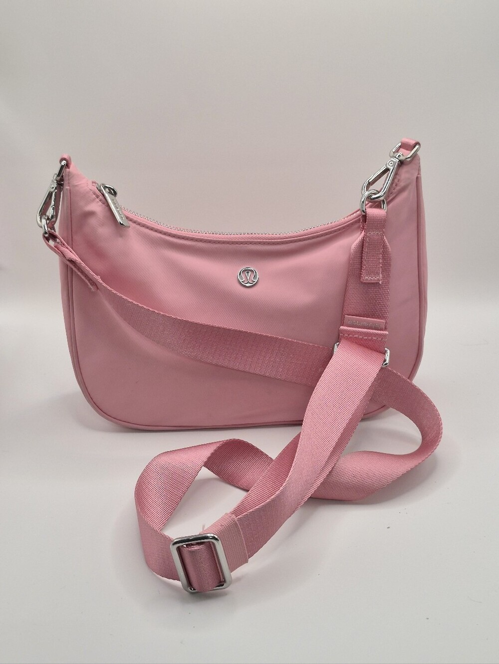 Lululemon City Essentials Small Shoulder Bag 3L Pink w/ 2 Straps Crossbody